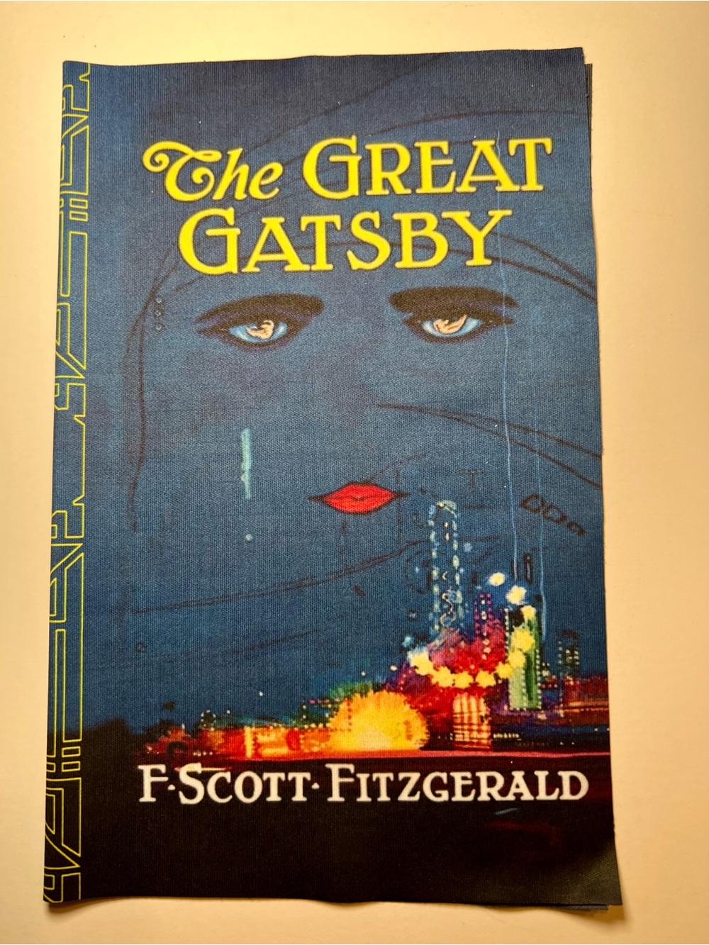 The Great Gatsby Book Shaped Microfiber Cleaning Cloth Eyeglass Phone Screen